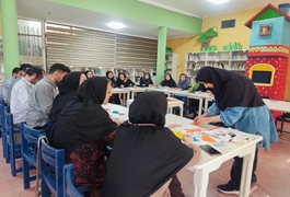 دوره آموزشی کاغذ و تا (شناخت احجام و تجسم اشکال سه‌بعدی) برای مربیان کانون استان قزوین